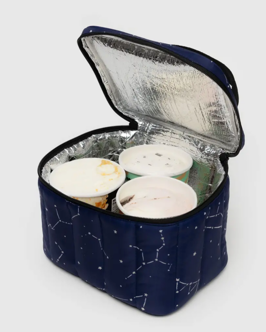 Puffy Lunch Bag in Constellation Midnight