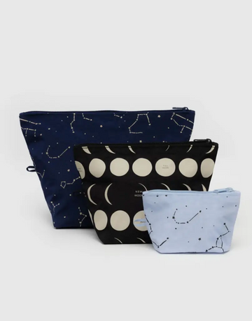 Go Pouch Set in Night Sky