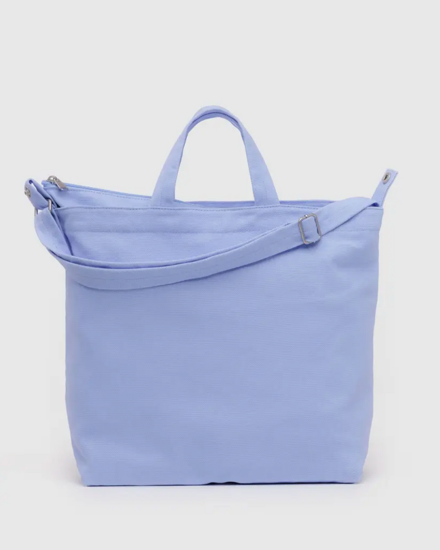 Horizontal Zip Duck Bag in French Blue