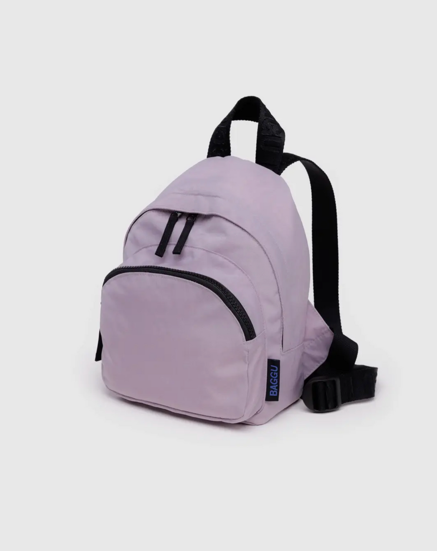 Mini Nylon Backpack in Dusty Pink