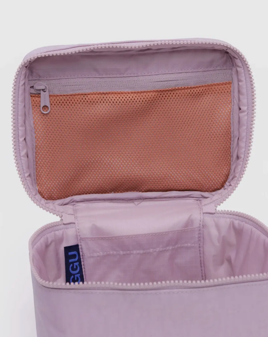 Large Cosmetic Case in Dusty Pink