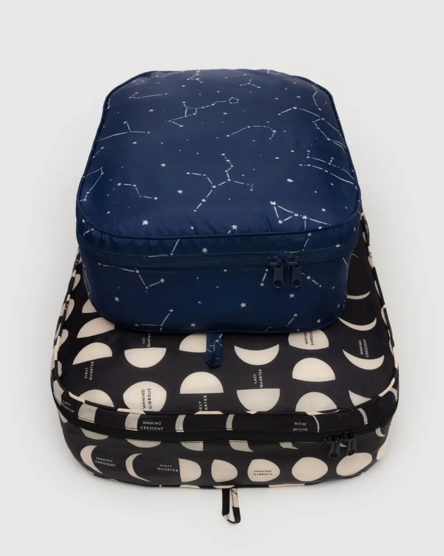 Large Packing Cube Set in Night Sky