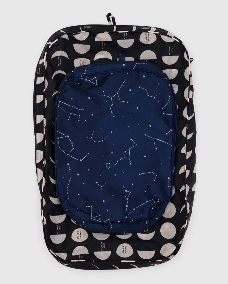 Large Packing Cube Set in Night Sky