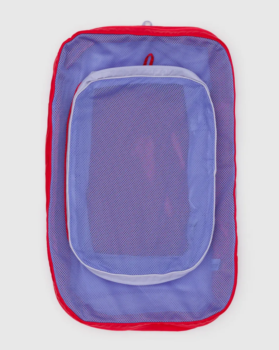 Large Packing Cube Set in Mesh Berry