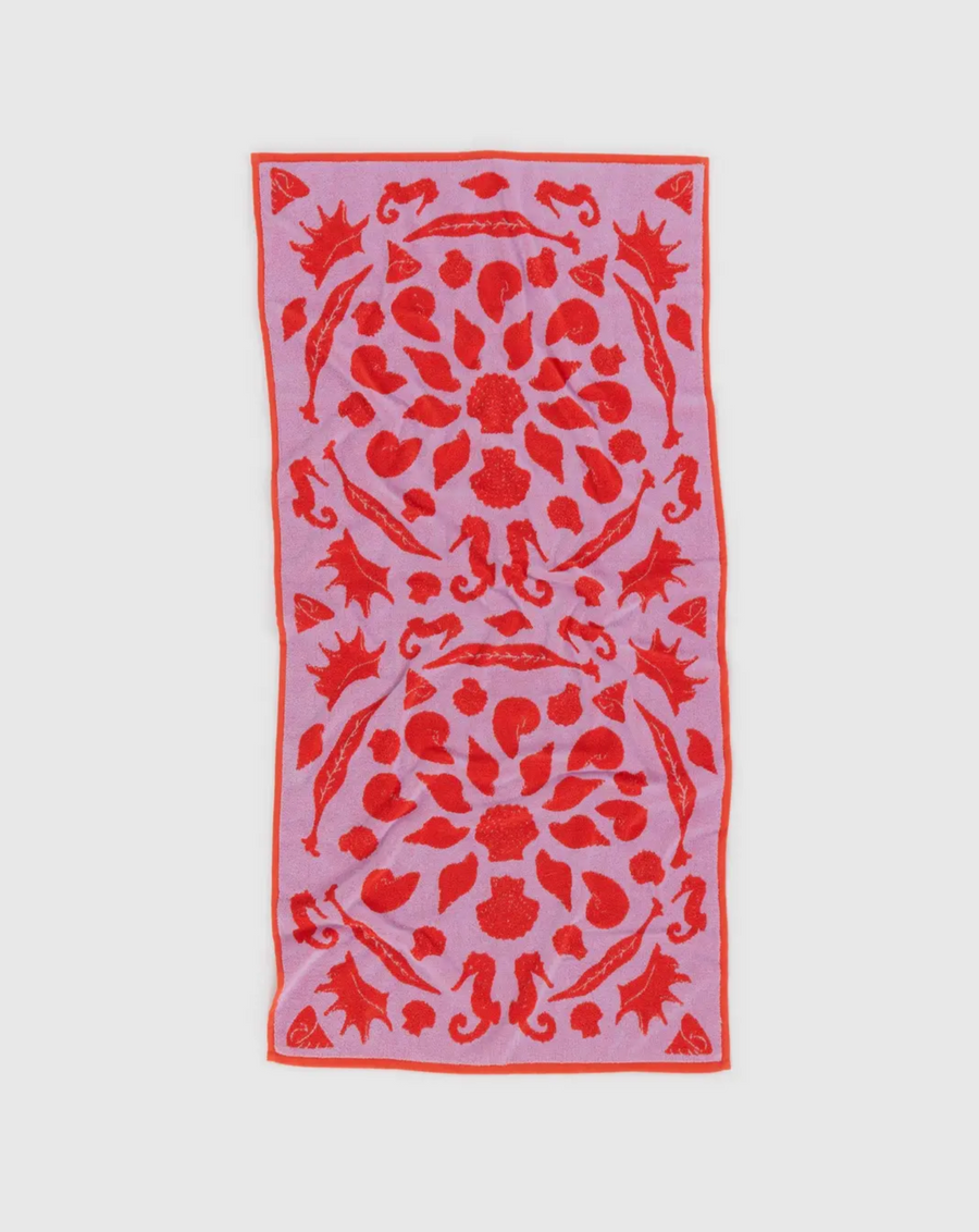 Bath Towel in Sea Shells