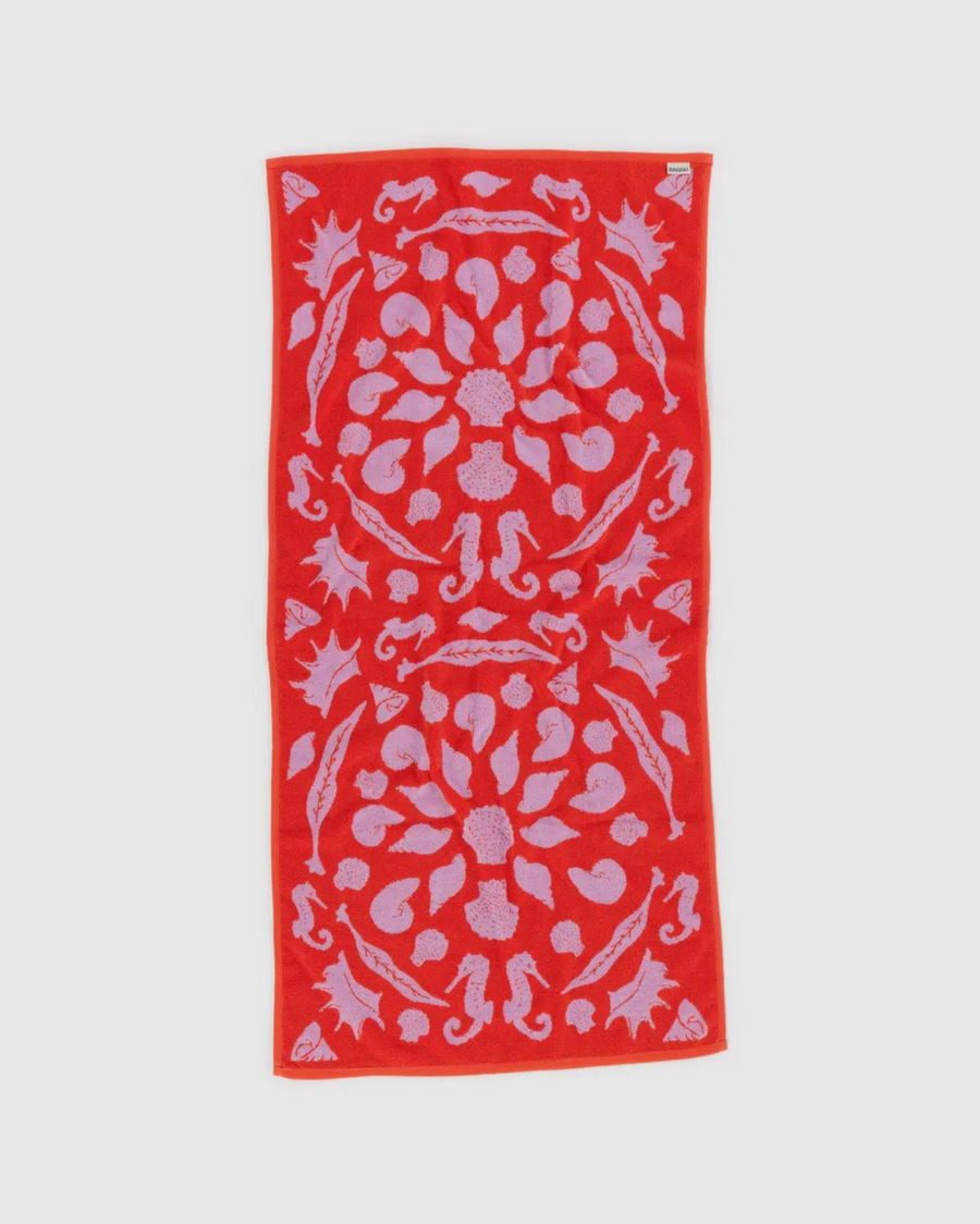 Bath Towel in Sea Shells