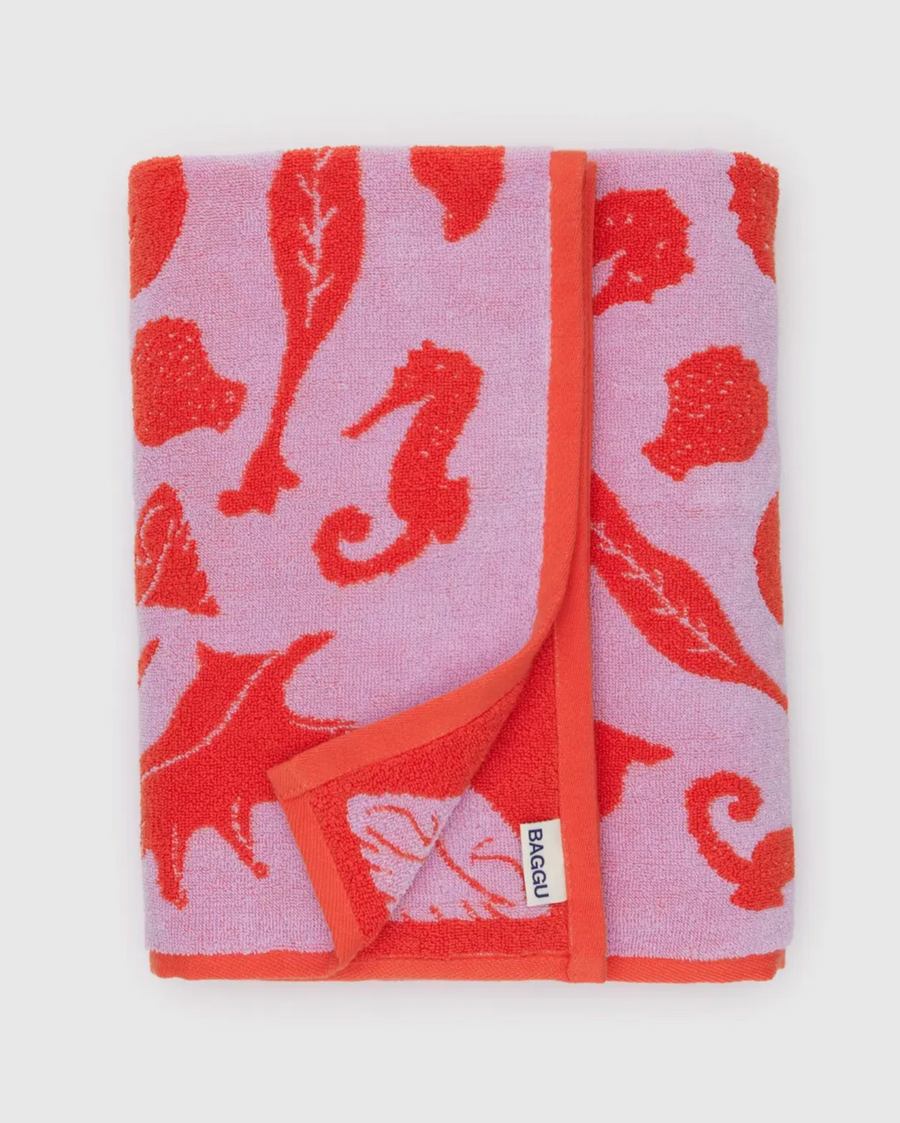 Bath Towel in Sea Shells