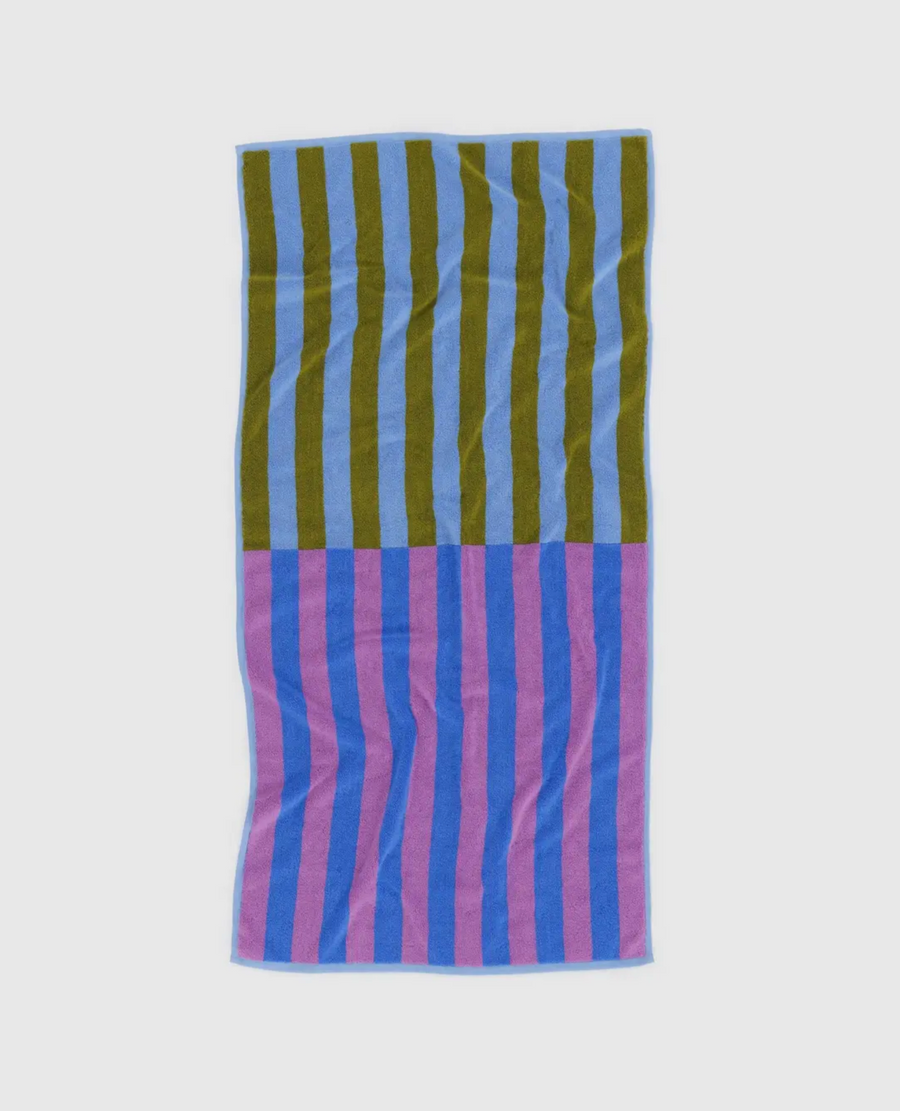 Bath Towel in Cabana Stripe Mix