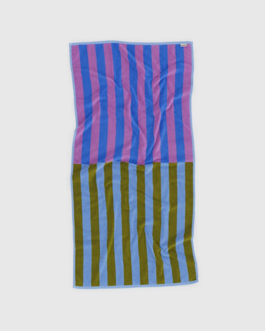 Bath Towel in Cabana Stripe Mix