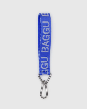 Baggu Logo Keychain in Royal Blue