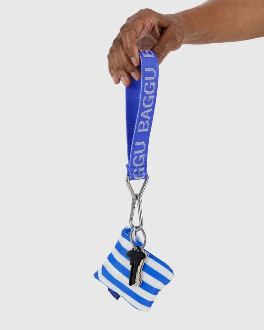 Baggu Logo Keychain in Royal Blue