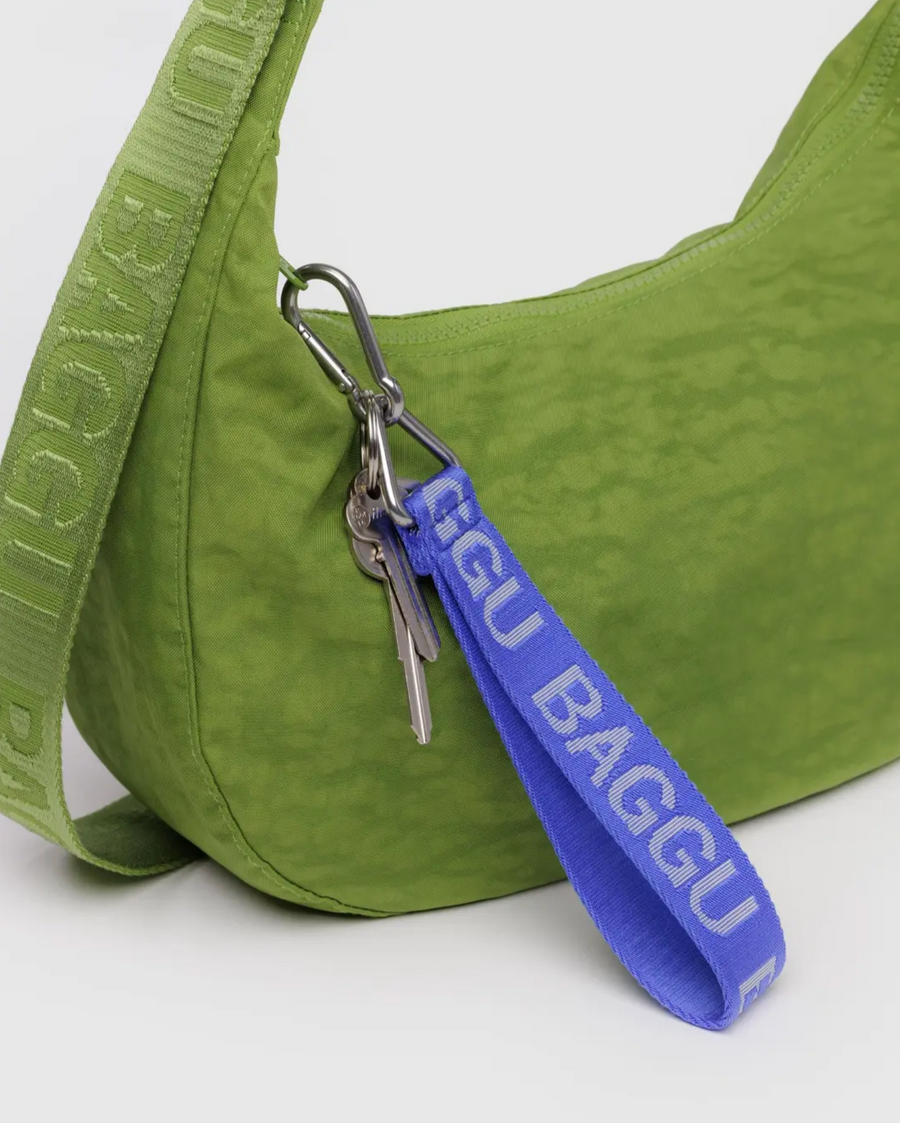 Baggu Logo Keychain in Royal Blue