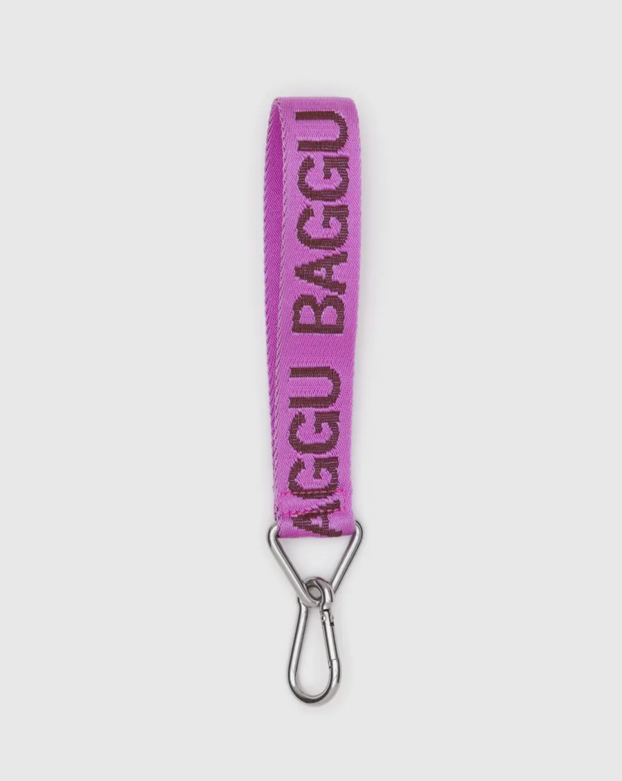 Baggu Logo Keychain inPink