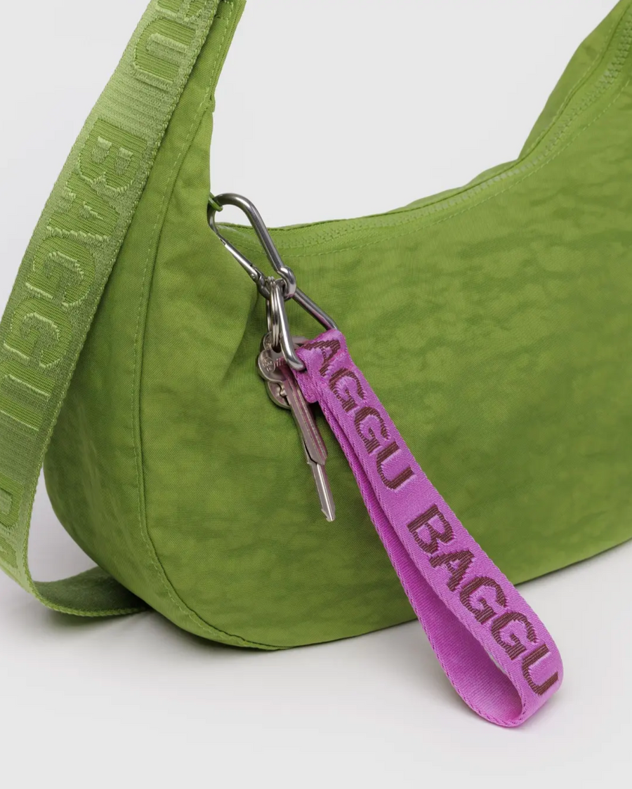 Baggu Logo Keychain inPink