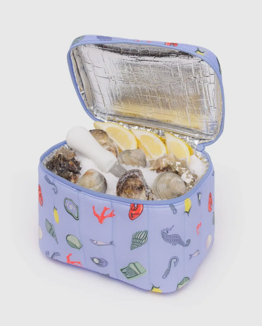 Puffy Lunch Bag in Sea Charms