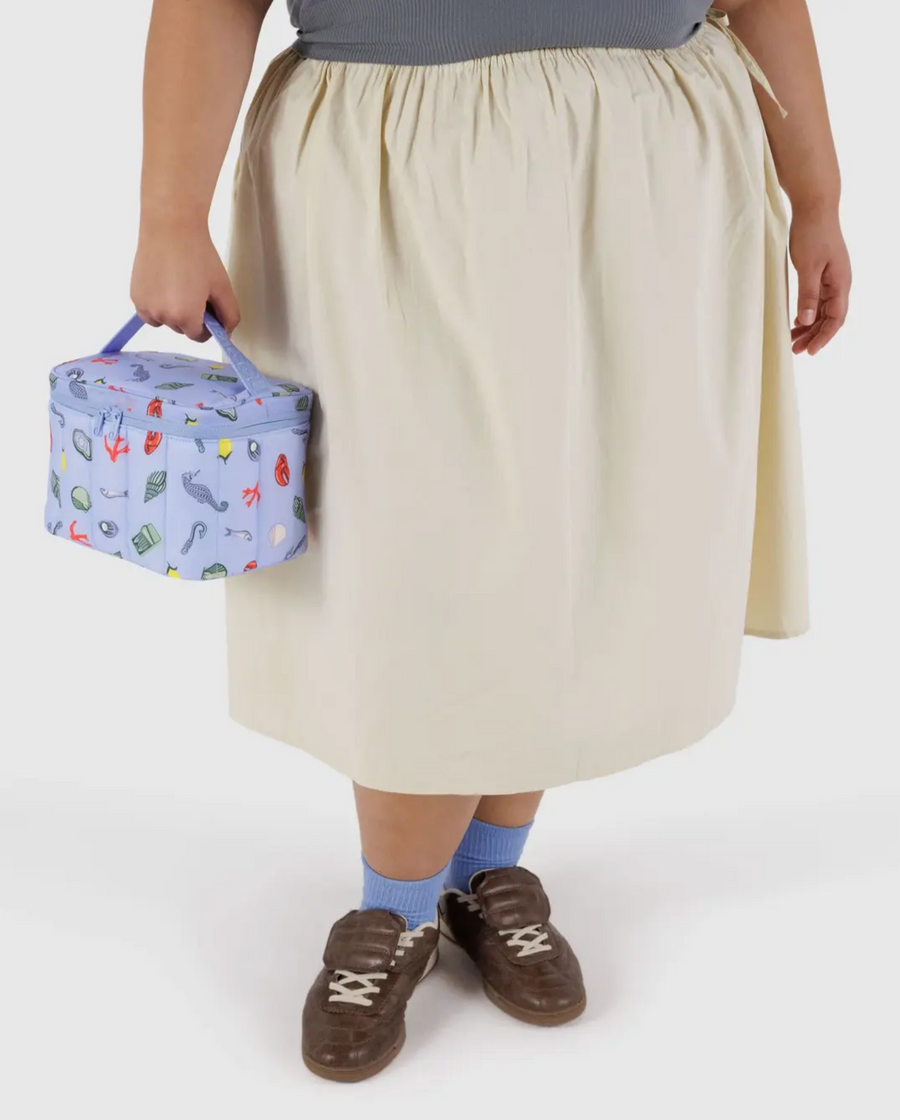 Puffy Lunch Bag in Sea Charms