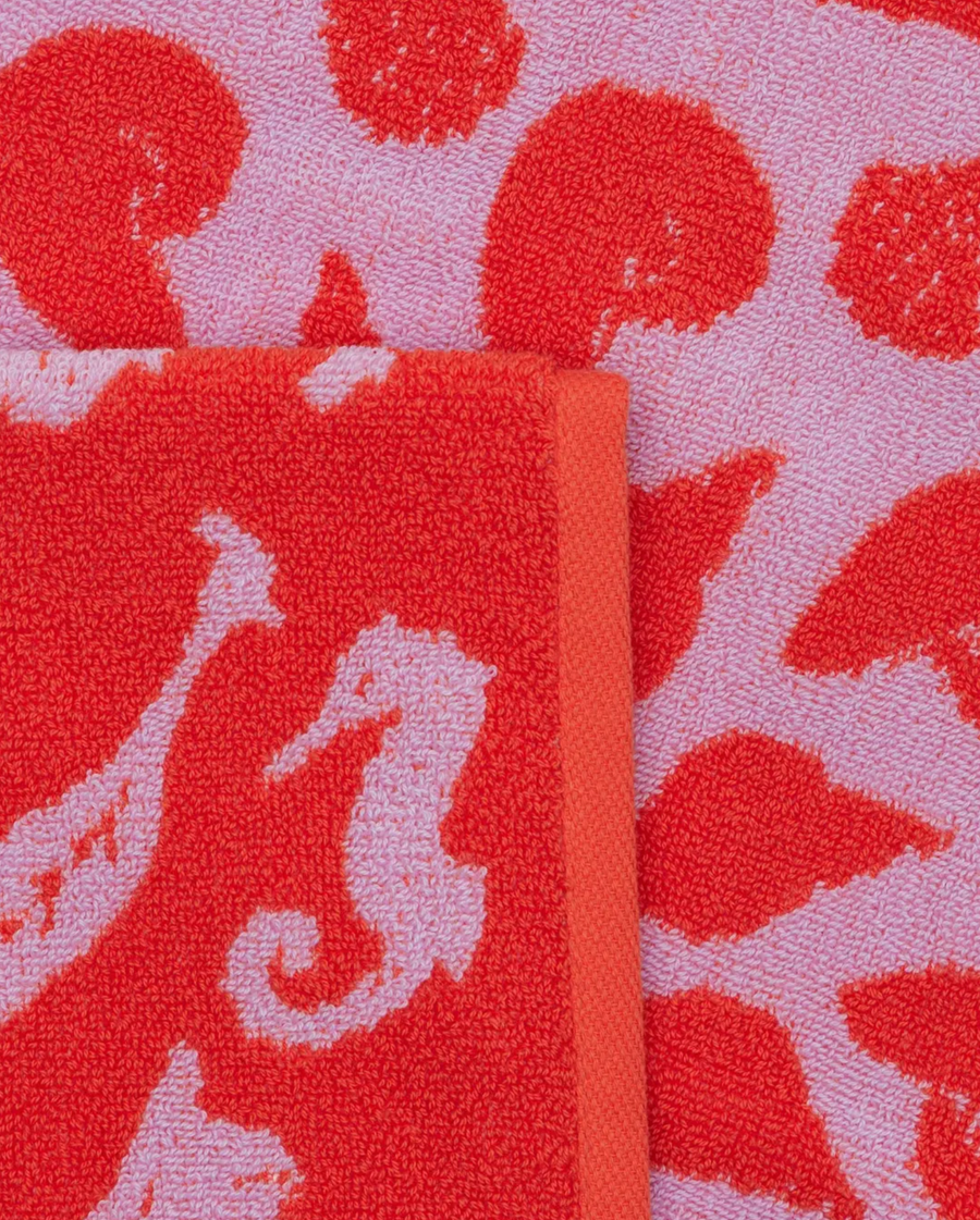Hand Towel Set of 2 in Sea Shells