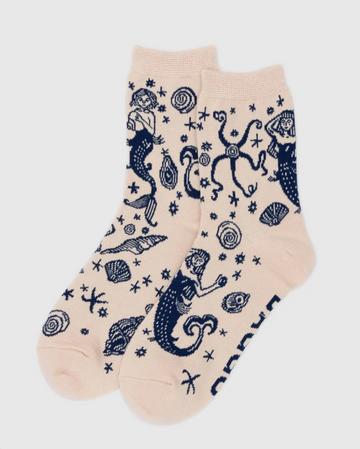 Crew Socks in Mermaid