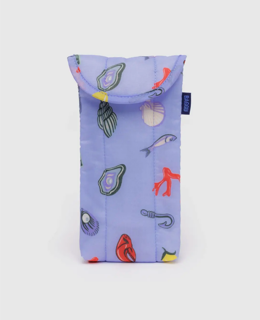 Puffy Glasses Sleeve in Sea Charms