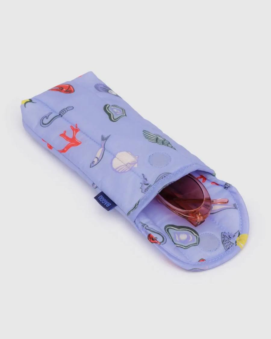 Puffy Glasses Sleeve in Sea Charms