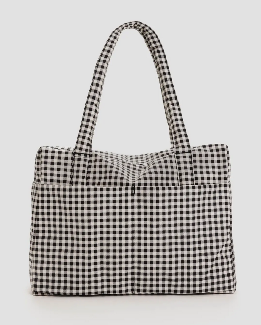 Cloud Carry-on Bag in Black & White Gingham
