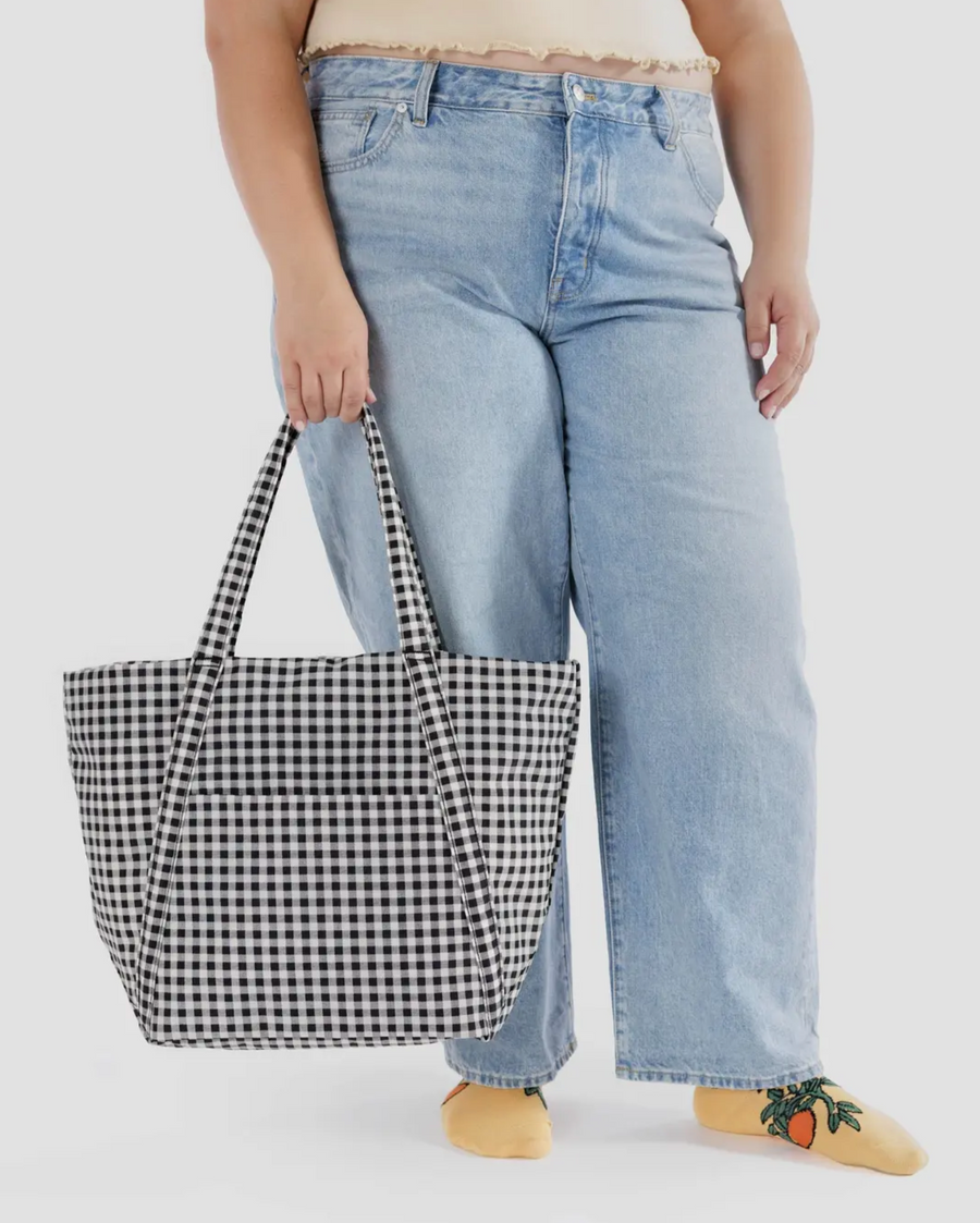 Cloud Bag in Black & White Gingham