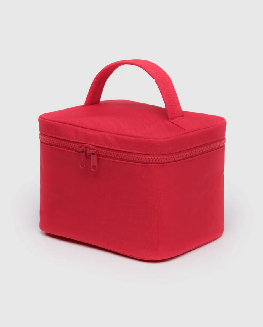 Large Cosmetic Case in Candy Apple