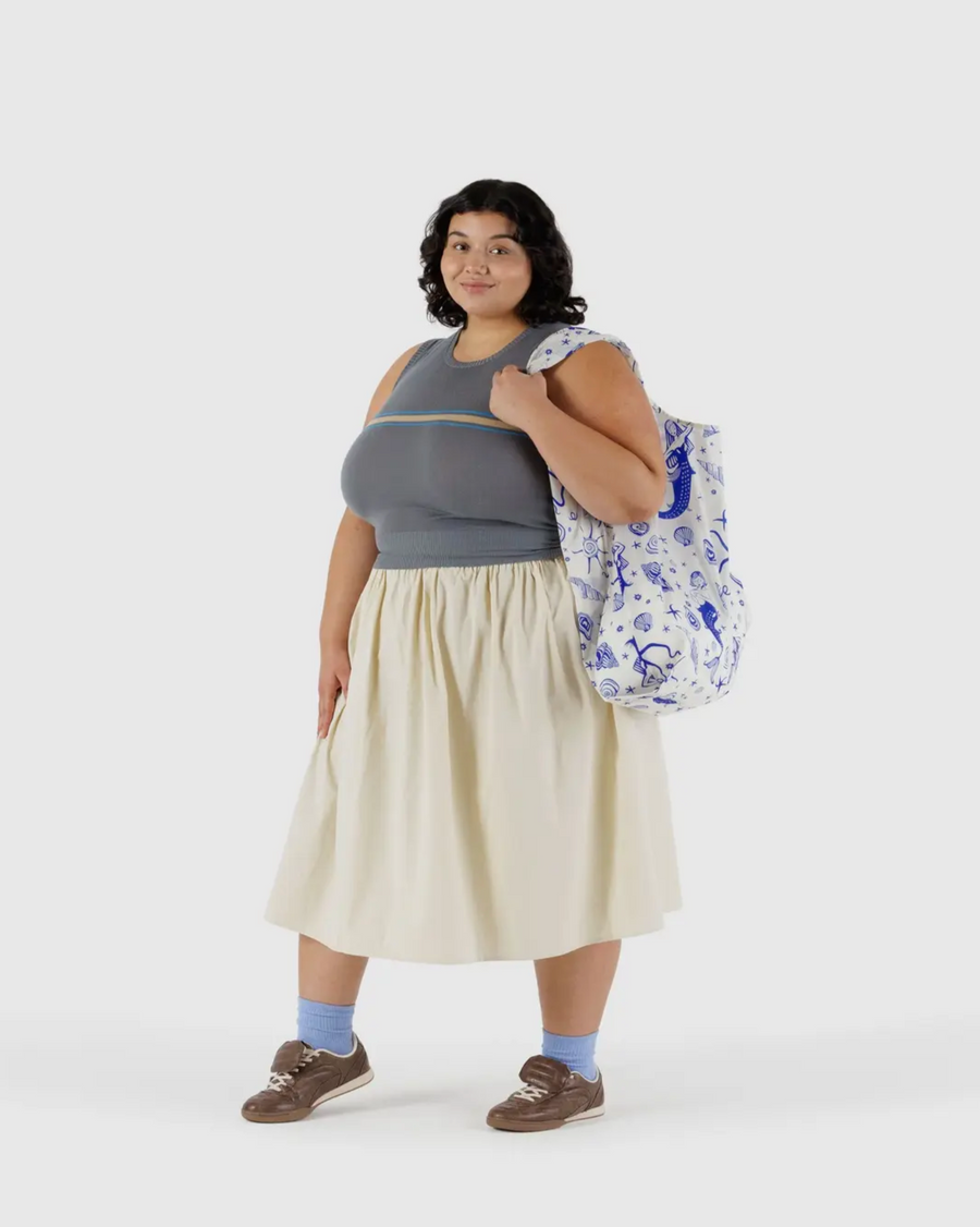 Big Baggu Reusable Bag in Mermaid