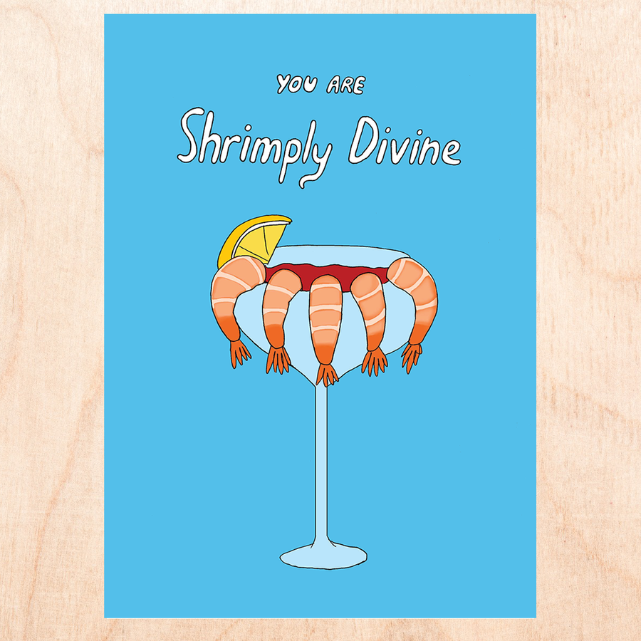 SHRIMPLY DIVINE Card