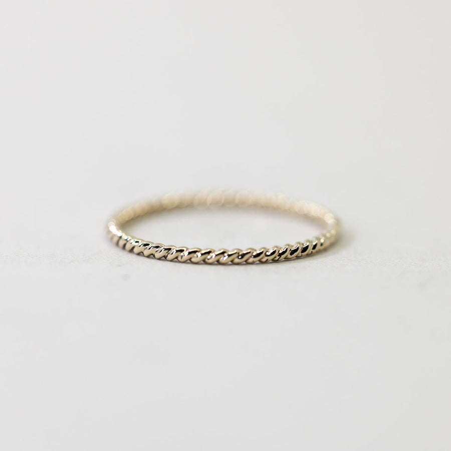 Twist Stacking Ring in Gold Filled or Sterling Silver