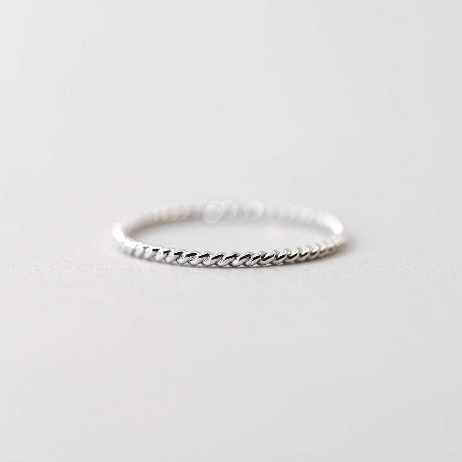 Twist Stacking Ring in Gold Filled or Sterling Silver