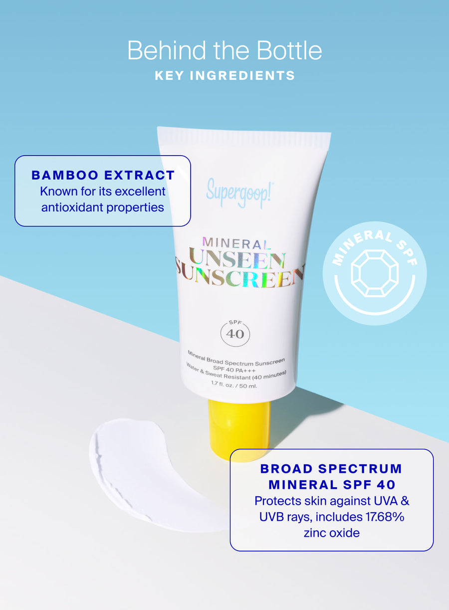 Mineral Unseen Sunscreen Face SPF 40