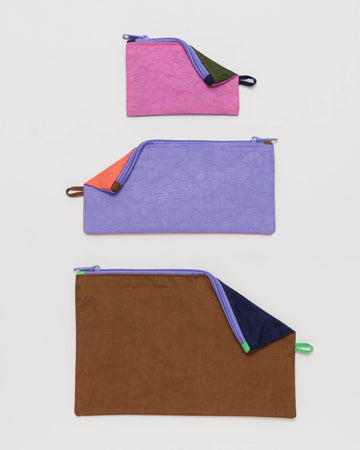 Flat Pouch Set in Night Lights