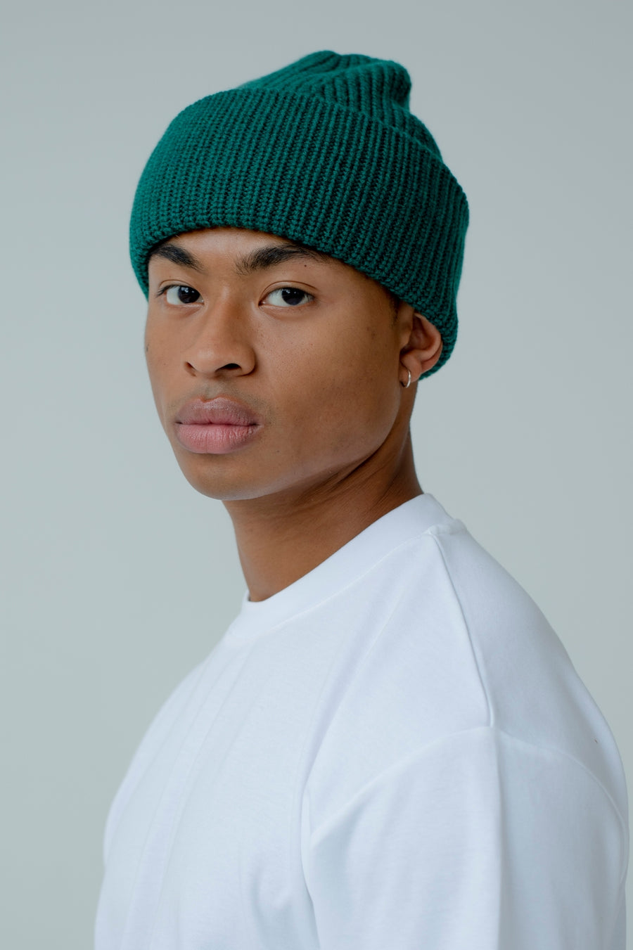 The Merino Wool Beanie - Green
