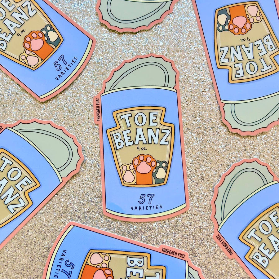 Toe Beans Sticker