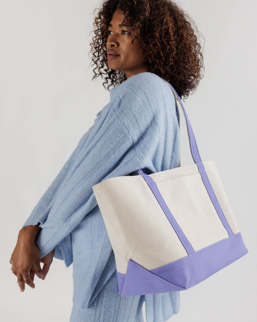 Medium Heavyweight Canvas Tote in Bluebell