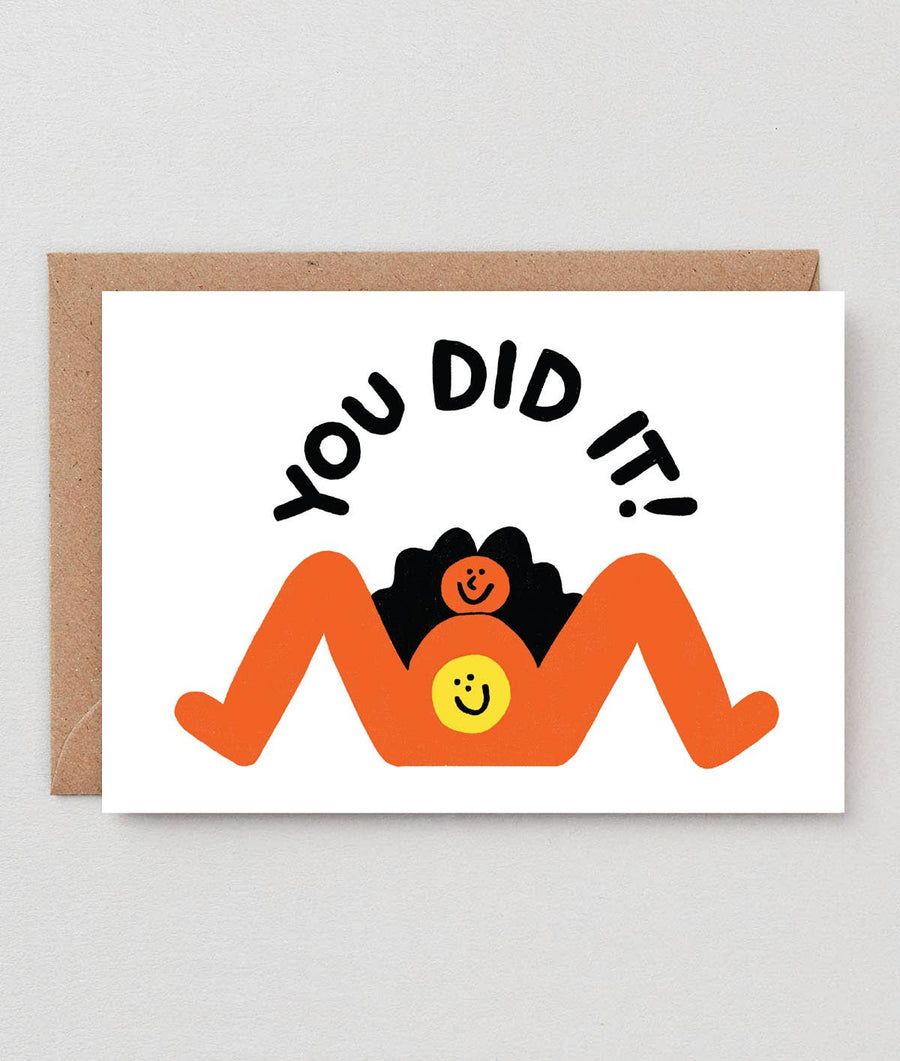 'you Did It!' Greetings Card