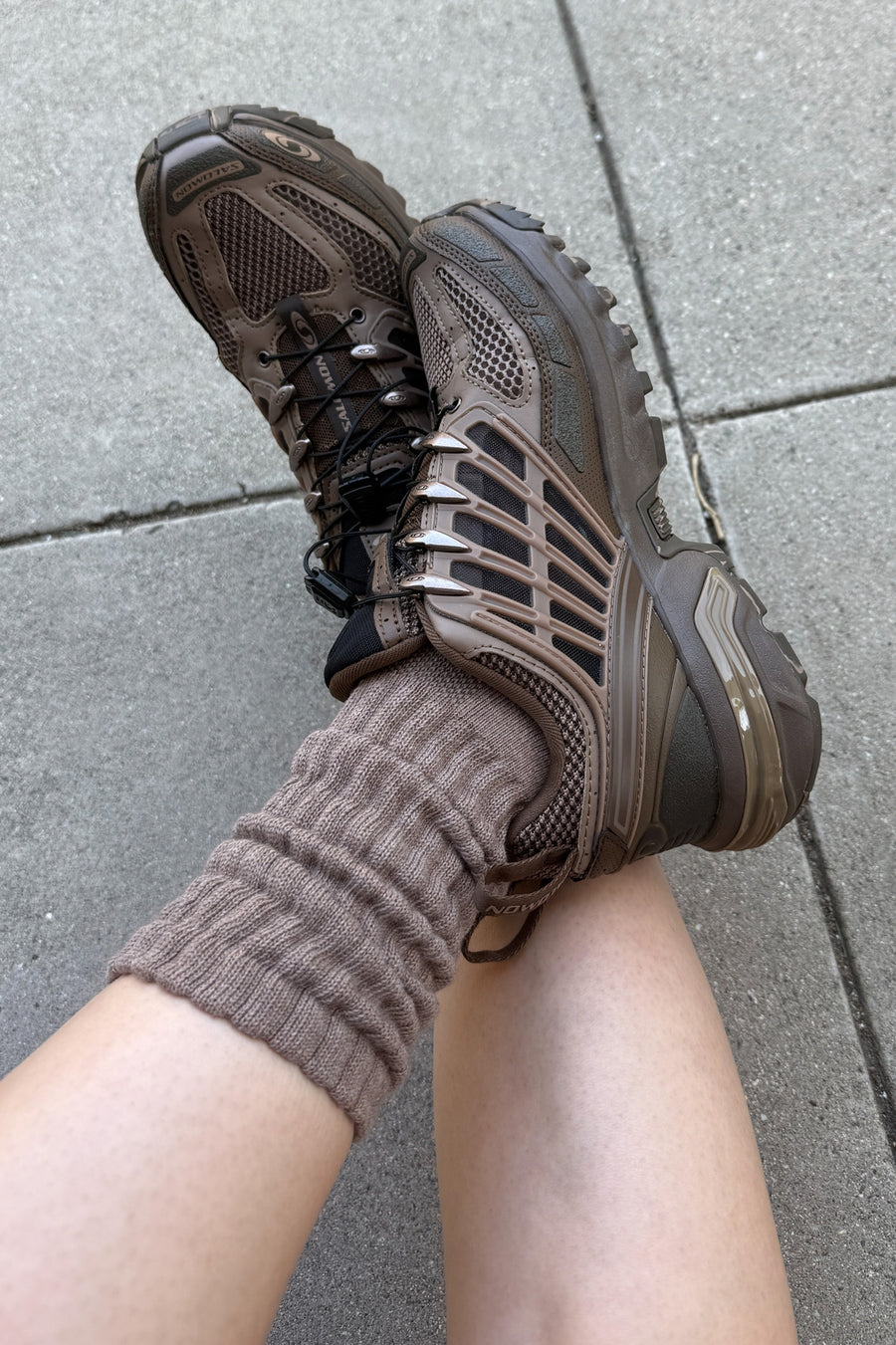 Ballet Socks in Mocha Mousse