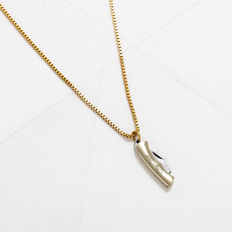 Sloane Knife Pendant Necklace