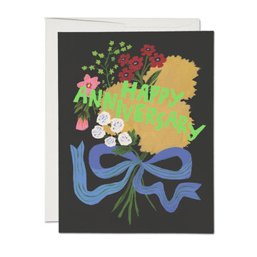 Anniversary Bouquet Anniversary Greeting Card