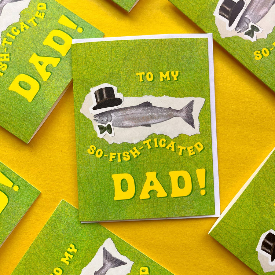 So-Fish-Ticated Dad Father's Day Card