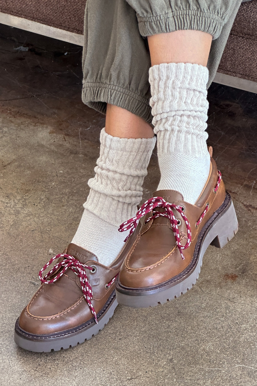 Ballet Socks in Oatmeal