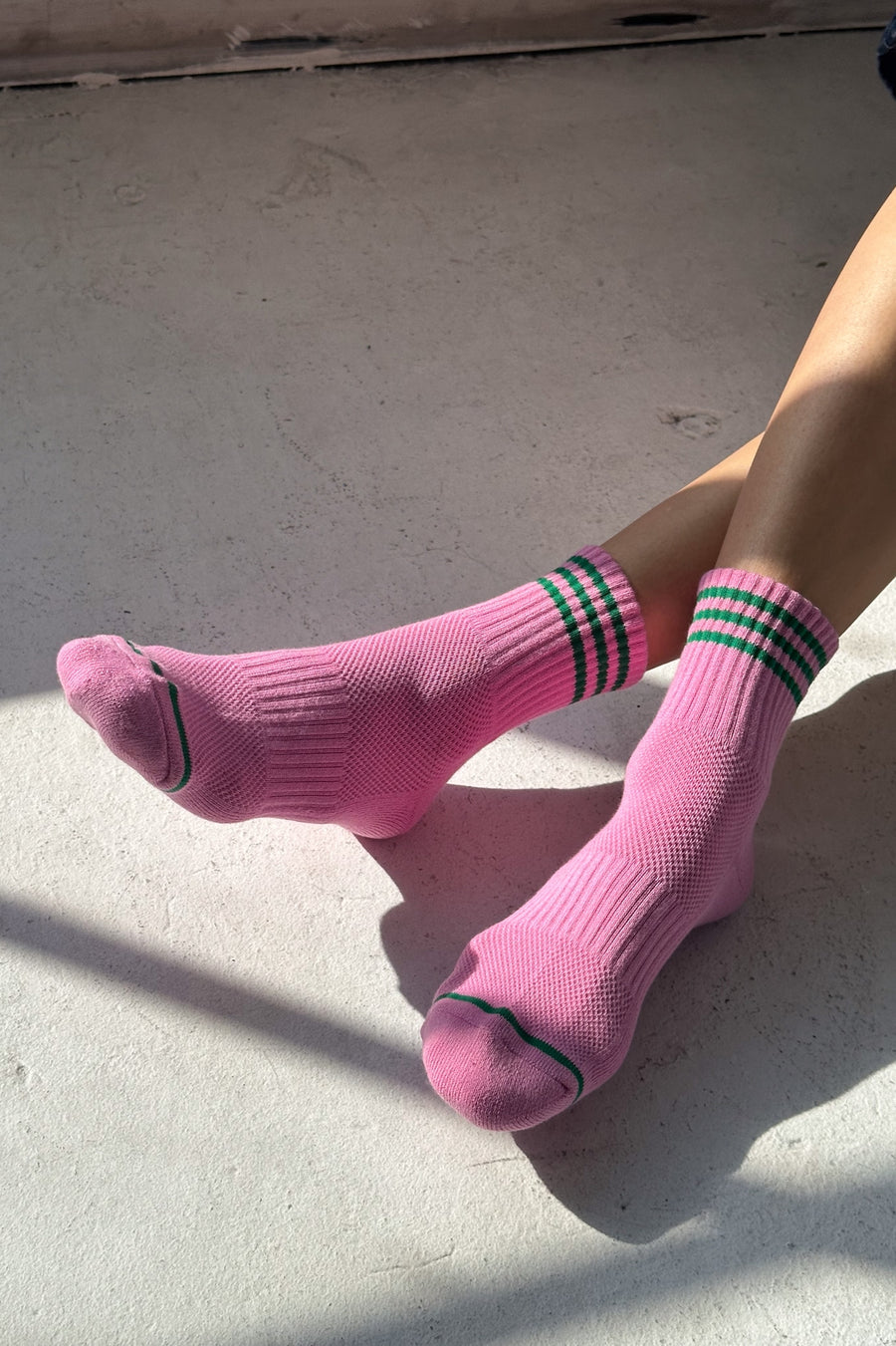 Girlfriend Socks in Rose Pink