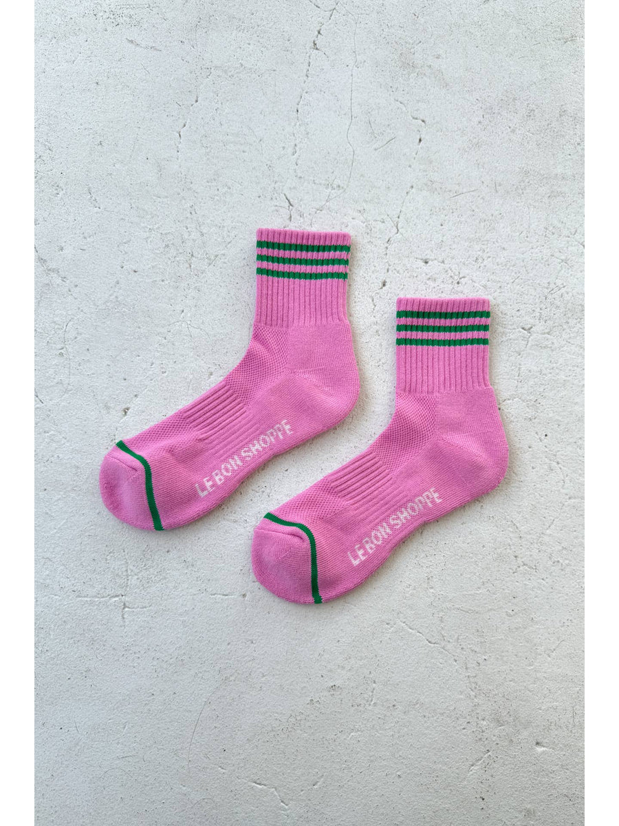 Girlfriend Socks in Rose Pink