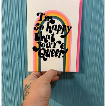 I'm So Happy That You're Queer Card - Banned from Target