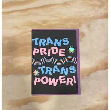 Trans Pride Trans Power Card - Banned from Target