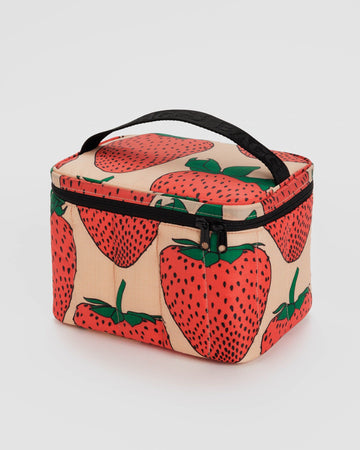 Puffy Lunch Bag in Strawberry