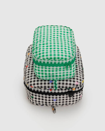 Packing Cube Set in Gingham