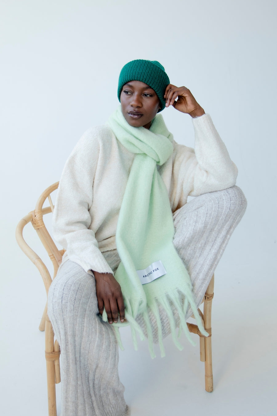The Merino Wool Beanie - Green