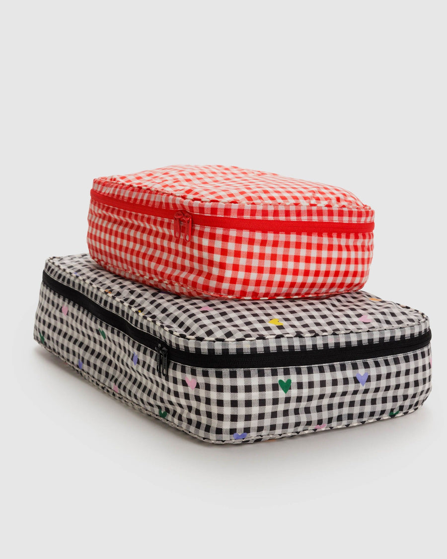 Large Packing Cube Set in Gingham